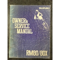 Suzuki Rm80/80X Owners Service Manual 1992 #99011-02B26-01A