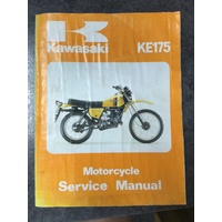 Kawasaki KE175 Motorcycle Service Manual 1979-1983 #99924-1020-04