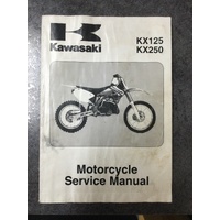 Kawasaki KX125 / KX250, Motorcycles Service Manual 2003-2008 #99924-1298-07