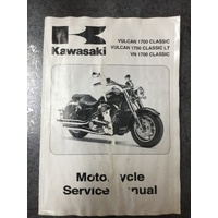 Kawasaki Vulcan 1700 Classic / Vulcan 1700 Classic LT / VN 1700 Classic, Motorcycle Service Manual 2009 #99924-1415-01