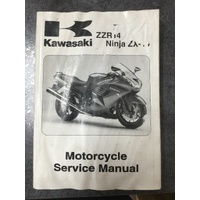 Kawasaki ZZR1400 ABS / Ninja ZX-14, Motorcycle Service Manual 2006 #99924-1362-01