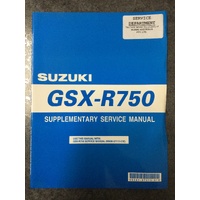 Suzuki GSX-R750 Supplementary Service Manual 2002 #99501-37210-01E