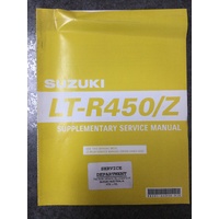 Suzuki LT-R450/Z Supplementary Service Manual 2009 #99501-44030-01E