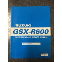 Suzuki GSX-R600 Supplementary Service Manual 1998 #99501-35150-01E