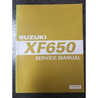 Suzuki XF650 Service Manual 1997 #99500-46040-01E
