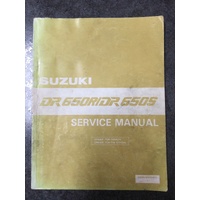 Suzuki DR650R/DR650S Service Manual 1990 #99500-46010-01E