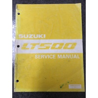 Suzuki LT500 Service Manual 1987 #99500-24010-01E