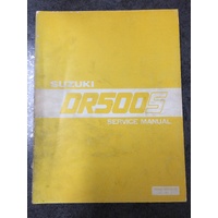 Suzuki DR500S Service Manual 1981#99500-45010-01E