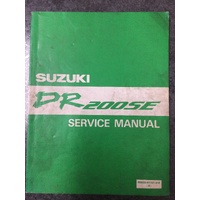 Suzuki DR200SE Service Manual 1995/1996 #99500-41101-01E