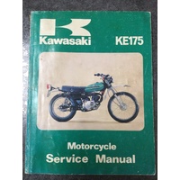Kawasaki KE175 Motorcycle Service Manual 1976-1978 #99997-719-03