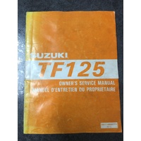 Suzuki TF125 Owners Service Manual 1996 #99011-48655-01B