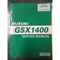 Suzuki GSX1400 Service Manual 2002 #99500-39220-01E
