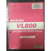 Suzuki VL800 Supplementary Service Manual 2005 #99501-38080-01E
