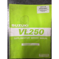 Suzuki VL250 Supplementary Service Manual 2000 #99501-32070-01E