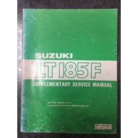 Suzuki LT185F Supplementary Service Manual 1984 #99501-41050-01E