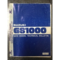 Suzuki GS1000 New Model Technical Bulletin 1980 #SR-8502