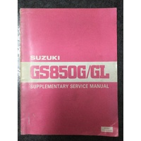 Suzuki GS850G/GL Supplementary Service Manual 1981 #SR-8201