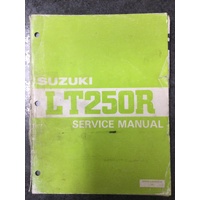 Suzuki LT250R Service Manual 1985 #99500-22040-01E