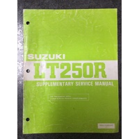 Suzuki LT250R Supplementary Service Manual 1988 #99501-22000-01E