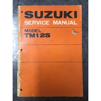 Suzuki TM125 Service Manual 1977 #SR-2830