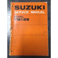 Suzuki TM125 Service Manual 1974/75