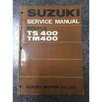 Suzuki TS400/TM400 Service Manual 1977 #SR-3200