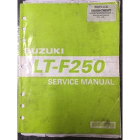 Suzuki LT-F250 Service Manual 2002 #99500-42160-01E