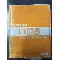 Suzuki LT125 Service Manual 1982 #99500-41010-01E