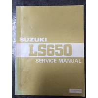 Suzuki LS650 Service Manual 1986 #99500-36060-01E