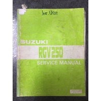 Suzuki RGV2520 Service Manual 1989 #99500-12070-01E