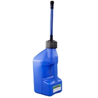 2.7 gal/10Litre Blue Tuff Jug with Black Standard Cap/Blue Flexible Auto Shut Off Spout