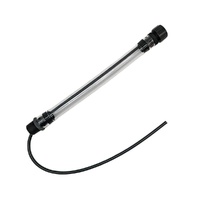 Flexible auto shut off vented 3/4" NPT spouts for 10L/2.5G - Clear tubing