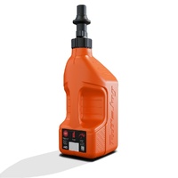 Gen 3 - 2.5G/10L Orange Tuff Jug with Orange Ripper Cap w/ View Strip - Superseded from 7-OURO10