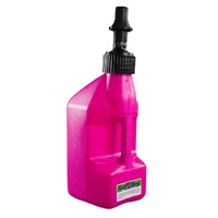2.7 gal/10 Litre Pink Tuff Jug with Black Ripper Cap