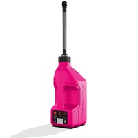 Gen 3 - 2.5G/10L Pink Tuff Jug with Black Standard Cap & Auto-Stop Spout w/ View Strip