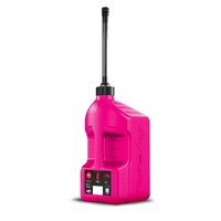 Gen 3 - 5G/20L Pink Tuff Jug with Black Standard Cap & Auto-Stop Spout w/ View Strip