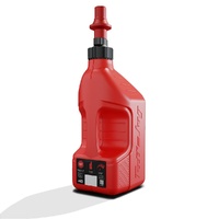 Gen 3 - 2.5G/10L Red Tuff Jug with Red Ripper Cap w/ View Strip - Superseded from 7-RURR10