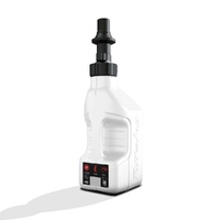 Gen 3 - 1.25G/5L White Tuff Jug with Black Ripper Cap w/ View Strip