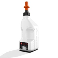 Gen 3 - 2.5G/10L White Tuff Jug with Orange Ripper Cap w/ View Strip - Superseded from 7-WURO10