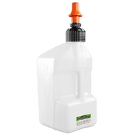 5 gal/20 Litre White Tuff Jug with Orange Ripper Cap - Superseded to 7-WUORVS20