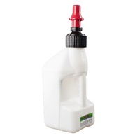 2.5 gal/10 Litre White Tuff Jug with Red Ripper Cap - Superseded to 7-WURRVS10