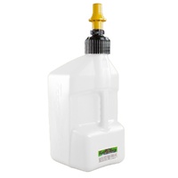 5 gal/20 Litre White Tuff Jug with Yellow Ripper Cap - Superseded to 7-WUYRVS20