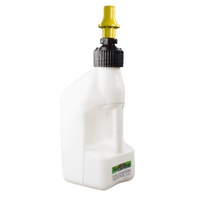 2.5 gal/10 Litre White Tuff Jug with Yellow Ripper Cap - Superseded to 7-WUYRVS10