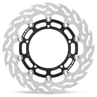 Moto-Master Flame Road Floating Brake Disc Front Right - Yamaha: YZF R1/R6/R6S, Fazer 8/ABS, FZ8 ABS, XT1200Z/ABS Tenere