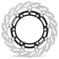 Moto-Master Flame Road Floating Brake Disc Front Left - Honda: CBF500/600, CBR1000F, VFR750, VT750, Cagiva