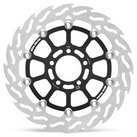 Moto-Master Flame Road Floating Brake Disc Front Left - Kawasaki: ZX-6R, ZR, ZZR, GPZ 1100