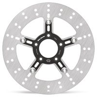 Moto-Master Adrian Floating Brake Disc - Harley floating disc alu carrier black 292 (8.7mm holes)
