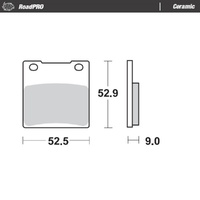Moto-Master RoadPRO Ceramic Brake Pad (FD0060)