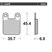 Moto-Master RoadPRO Ceramic Brake Pad (FD0094)