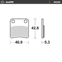 Moto-Master RoadPRO Ceramic Brake Pad (FD0173)